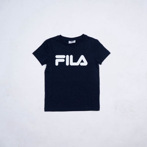 Camisetas Fila Rapaz Azul Marinho - Fila Mono Deckle Portugal Online,TADZ-17980